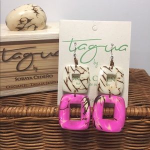 Tagua Earrings
